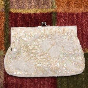 Vintage beaded clutch